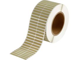 Matte Amber Polyimide Circuit Board Labels 0.25 in H x 1.25 in W Amber 10000/RL