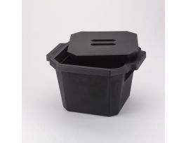 VWR BUCKET/PAN ICE W/LID STCK PU BK 4.5L