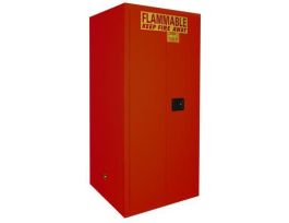 CABINET FLMBL PAINT/INK STRG 120GAL YL