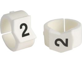 ClipSleeve Wire Markers Size 45 Nylon 0 AWG - 0 AWG, 2 Pack of 50 Pieces