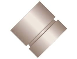 Super Flangeless Ferrule, Natural PEEK/SS Ring, 1/8" OD Tubing, 1/4-28 Flat Bottom; 10/PK