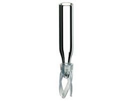 Limited-Volume Insert, Glass, Conical Bottom with Plastic Spring, 0.1 mL 1000/pk