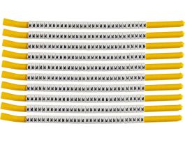 ClipSleeve Wire Markers Size 18 Nylon 10 AWG - 8 AWG, M Pack of 300 Each