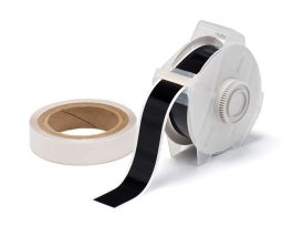 GlobalMark ToughStripe Floor Marking Tape 1.125 in W x 100 ft L Black, Clear