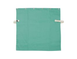 IRONCAT 9oz 14in FR Green Sateen Cotton Bib , 14in