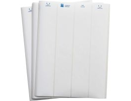 LaserTab Polyester Lbls 1.33 in H x 1.875 in W White 54/PK