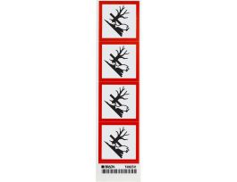 GHS Environmental GHS Labels, 2" H x 2" W x 0.004" D
