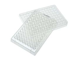 96-Well Treated Cell Culture Plate with Lid; 100/cs