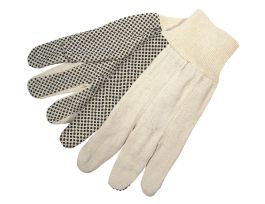 GLOVES DOTTED YELLOW COTTON S DZ 1PR