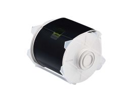 GlobalMark High Performance Polyester Labels 4 in W x 100 ft L Black