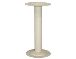 16.25H ALMOND STEEL LKR BENCH PEDESTAL