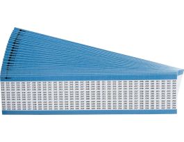 Miniature Wire Marker Low Profile Vinyl 0.5 in H Legend: 232 to 264 2475 Total