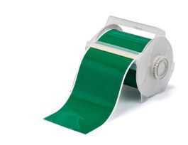 All Weather Permanent Adhesive Vinyl Label Tape for GlobalMark Printer - 4" Green