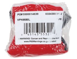 GLOVES 15GAUGE RED NYLON CS108