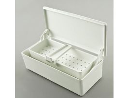 CLEAR PLASTIC TRAY XLG 6IN DEEP