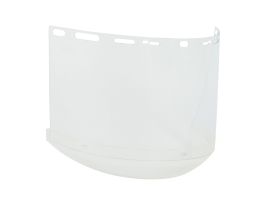 Clear PC Visor with Chin Cup .04"x7"x15.5" Universal Fit.
