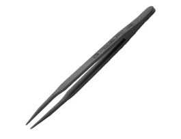 ESD Safe Plastic Tweezer, Tips; Flat, Duckbill, 11.5 cm