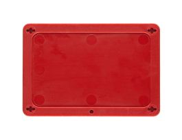 Blank Valve Tags Plastic 3.2 in H x 4.7 in W Red