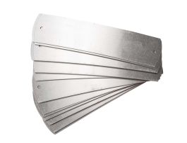 Number and Letter Aluminum Utility Panels, 1.75" H x 7.25" W