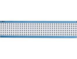 Numerical Wire Markers Permanent Adhesive Vinyl 0.75 in H Legend: 9, 1800 Total