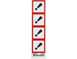 GHS Acute Toxic GHS Labels, 2" H x 2" W x 0.004" D