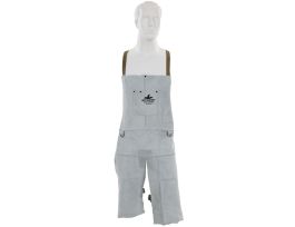 BIB APRON MPHS WELD LTHR SPLIT LEG