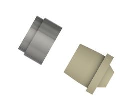 Micro Type-S Ferrule, 1/16" OD tubing, PEEK / SS, taper, 0.8 mm bore; 10/pk