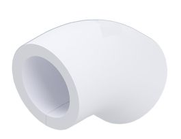 Elbow Insulator, PTFE-Teflon®, fits Weld 45 Degree Elbow, 2 in. Diameter Tubing