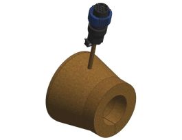 Heater Jacket, Polyimide, fits ISO Flange Reducer, 2.5 to 1.5 in. Tubing, 120V