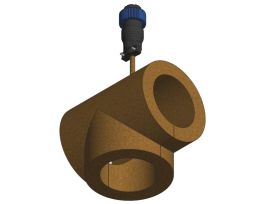 Heater Jacket, Polyimide, fits Buttweld Tee, 1.5 in. Diameter Tubing, 120V