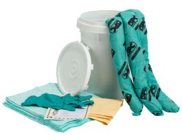 HAZWIK® 6.5-Gallon Bucket Spill Control Kit - Chemical Application