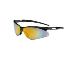 Anser, Red Mir Lens, Blk Frm, Rubber Tmpl Tips, Incl Neck Cord