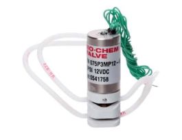 2-Way Pinch Valve, Normally Closed, Silicone Tubing, 1/8" Inner Diameter, 1/4" Outer Diameter, 24 VDC