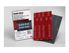 Scotch-Brite™ Pro Hand Pad, 64933, PO-HP, 1 - 6 in x 9 in pad 7447 PRO and 1 - 6 in x 9 in pad 7448 PRO, Multi-pack, 20 ea/Case