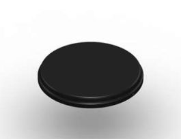 3M™ Bumpon™ Protective Products SJ57B1 Black, 3000/Case