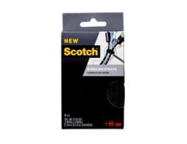 Scotch™ Bundling Straps RF3760, 30 count, .25 in x 8 in (6,3 mm x 20,3 cm) Black