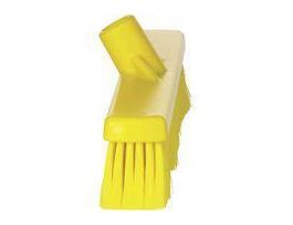 BROOM FINE PARTICLE PUSH YELLOW 16.4 IN