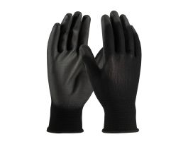 PIP, 13G Blk. Polyester Shell, Blk. PU Coating