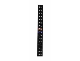 Reversible 16-Point Vertical Temperature Label, 32-49C/90-120F; 10/Pk