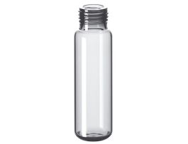 Headspace Vial, Glass, 18 mm, Precision Thread Screw Neck, Round Bottom, 20 mL; 1000/pk