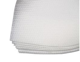 WIPE CLEANROOM PP/WOOD PULP WHITE 8X8 IN CS