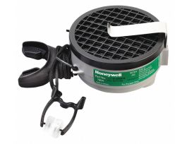 Emergency Escape Mouthbit Respirator, complete for Ammonia. Contains one mouthbit respirator with belt clip, storage cover for mouthpiece and re-sealable plastic storage bag.