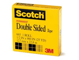 Scotch® Double Sided Tape 665, Variable Width x Variable Length