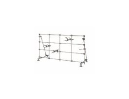 Medium Lab Frame, Stainless Steel, 48" W x 24" H x 18" D