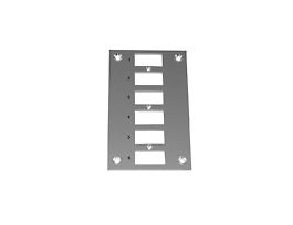 Thermocouple Mounting Panel, Vertical, Standard Connectors; 6 Circuits