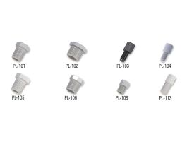 PLUG 1/4-28IN DELRIN TUBING CNXN PK10