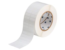 Harsh Environment Multi-Purpose Polyester Labels for 3" Core Printers - 0.375" x 1.1" White
