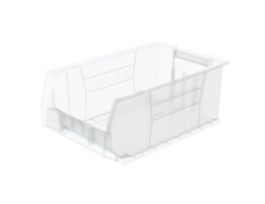 BIN SUPER SZ 20X12-3/8X8 CLR