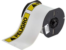 All Weather Permanent Adhesive Vinyl Labels ANSI DANGER Header for B30 Printers - 4" x 6.25"