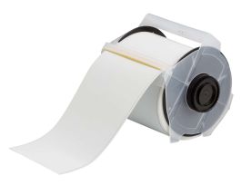 GlobalMark ToughWash Washdown Resistant Labels 4 in W x 50 ft L White